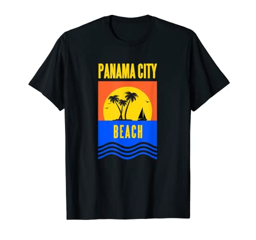 Panama City Beach Florida Vacation Souvenir Sailing Gift T-Shirt