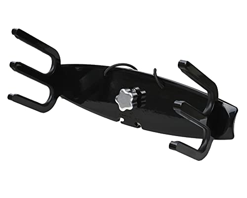 Reborn Pro Wakeboard Tower Racks for Boat, 6061 Aluminum Tines, Wake Board, Kneeboard, Ski, Clamp Sizes 1 3/4, 1 7/8, 2, 2 1/4, 2 3/8, 2 1/2, Polished or Black (Ski Black)