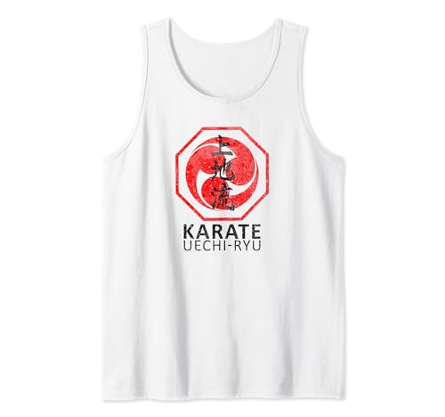 Uechi Ryu Karate Symbol Kanji Japan Martial Art MMA Vintage Tank Top