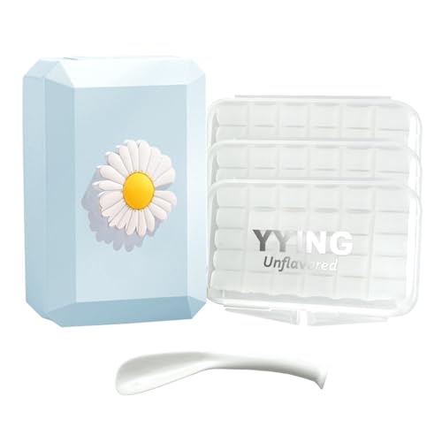 YYING 1+3 Pack Orthodontic Wax for Braces Aligners 120 Precut Wax Dots, Braces Wax, Hardcover Box Dental Wax with Mirror for Home Travel Office, Unscented