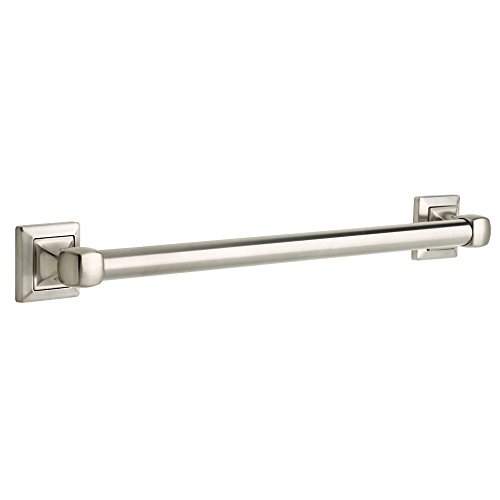 Delta Faucet DSQ5924-BN Harvard Square Decorative Bathroom Safety Grab Bar, 24" x 1