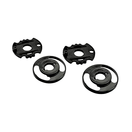 Biltwell | Gen 2 Baseplate Set (pair) Black | Replacements for Gen 2 Gringo S and Gen 2 Lane Splitter Motorcycle Helmet Shield