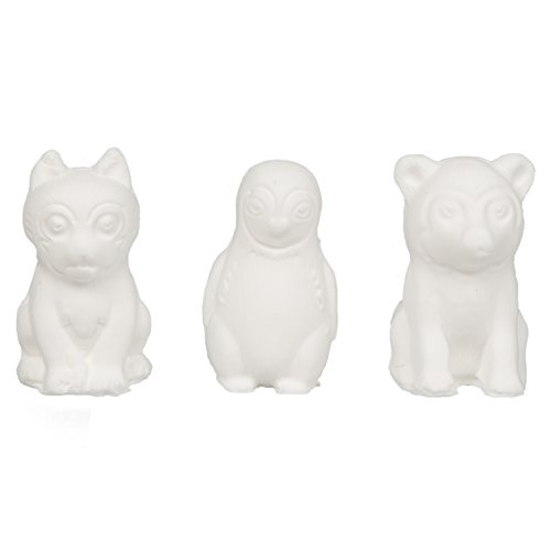 Play Visions 4602 Floof Modeling Clay - Reuseable Indoor Snow - Endless Creations with 3 Polar Baby Molds and Pawprint Roller - Thumbnail 4