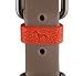 HUNTER Hundehalsband Havanna, Farbe: Taupe/Rauchblau, Strukturgewebe mit Kunststoffummantelung, breit, komfortabel, langlebig, reißfest, witterungsbeständig, pflegeleicht, Gunmetal-Look, Größe: 55