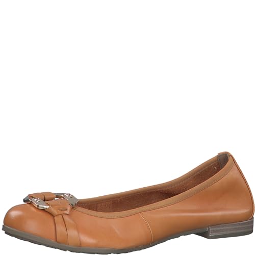 Fin des Pieds Fatigués avec les Ballerines Cuir MARCO TOZZI Feel Me