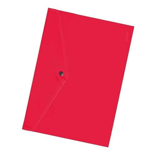 Cartella tipo busta (chiusura a bottone) rossa FACTIS®