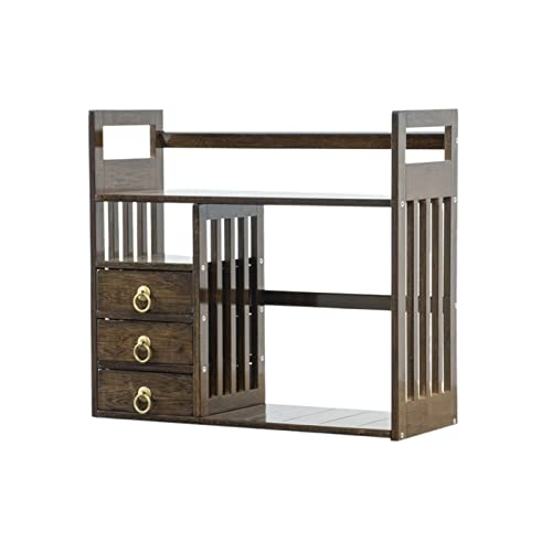 Estantería librería pequeña desktop bookshelf rack para organizar archivadores 5