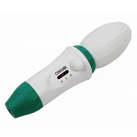 Pipette Controller Large Capacity Manual Pipettor Pipetting Pump (0.1-100ml) with 3.0um Hydrophobic Filter(Green)