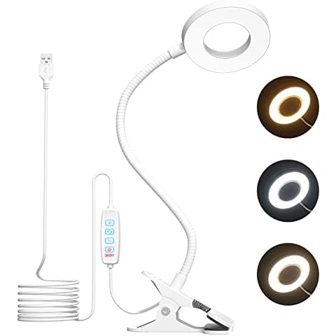 Bonlux Flexible Dimmable Clip Light with USB Cover