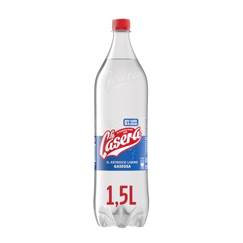 La Casera Gaseosa, El Refresco Ligero, con Cero Azúcares y Cero Calorías - Botella 1,5L