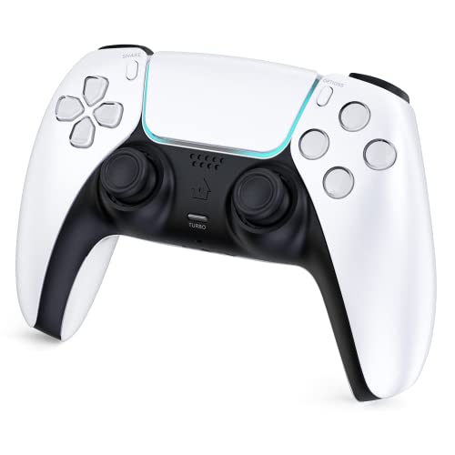 Replacement für PS4 Controller,Wireless Controller für P4/Pro/3/Slim/PC, Dualshock 4 Console mit Headphone Touch Panel and Mini LED Display,Turbo Function Cover