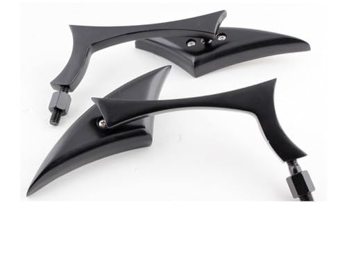 Rétroviseurs de moto lance noire custom pour Electra Softail Dyna - 2