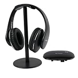 Retekess TA005P Wireless Headphones for TV Watching, TV Headphones with Transmitter, One-Touch Mute,Support AUX, RCA and Optical Input, TV Headphones Wireless for Seniors