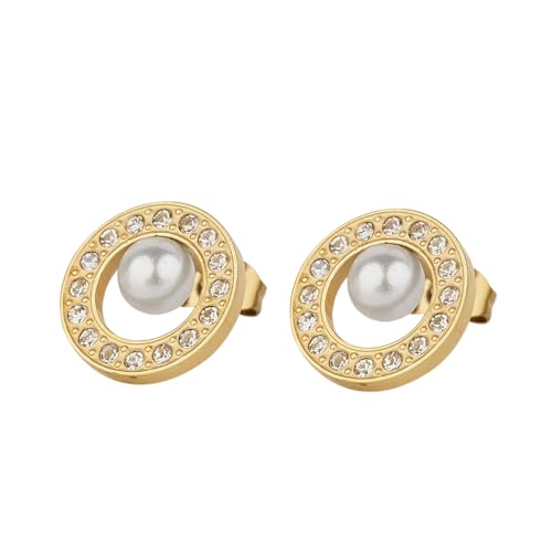 Opiniones y reviews de Aretes de Moda para Mujer al mejor precio. 47 LuckyLy Aretes de Oro 14k para Mujer con Perlas y Zirconia Cúbica, Base de Acero Inoxidable con Baño Oro 14k – Joyería para Mujer, Regalos para Mujer Cumpleaños y Regalos...