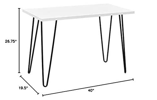 Ameriwood Home Owen Collection Retro Desk, White #TOP2