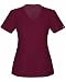 Cherokee Women's WW Flex Mock Wrap Scrub Top, Wine, Small
