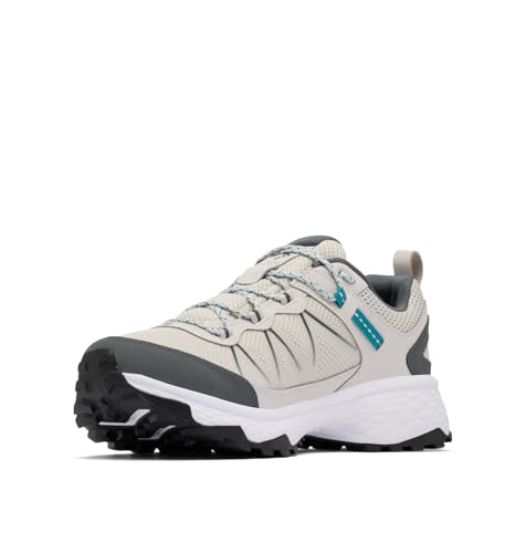 Columbia Peakfreak Rush Outdry - Zapatos de senderismo para hombre, Piedra lunar/azul río, 40 EU