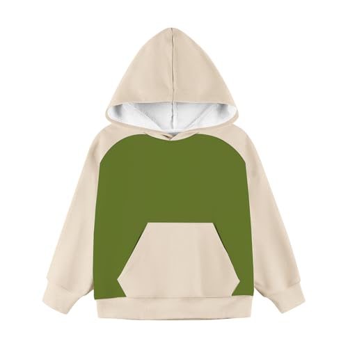 Cute Color Block Hoodies for Teen Girls Boys Kids Athletic Oversized Long Sleeve Sweatshirts Casual Comfy Soft Pullover Tops2