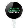 North Dakota Secondary Logo Cupcake Picks Toppers Decoration Set of 6 #1
