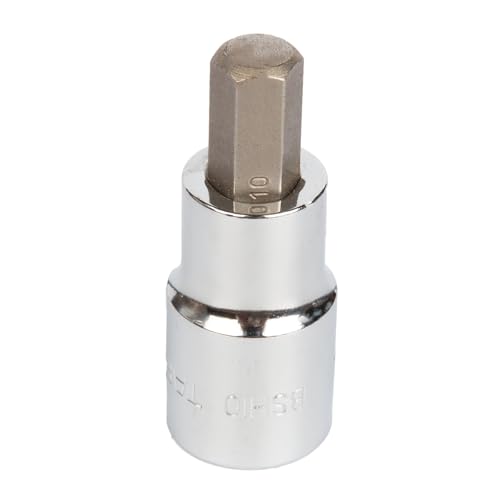 Image of Taparia Hex Bit Socket BSH 10mm / 12mm set of 2 pc, inch Square Drive, 10mm & 12mm, Allen Hex Socket - Suitable for Automotive, Industrial & DIY Applications.