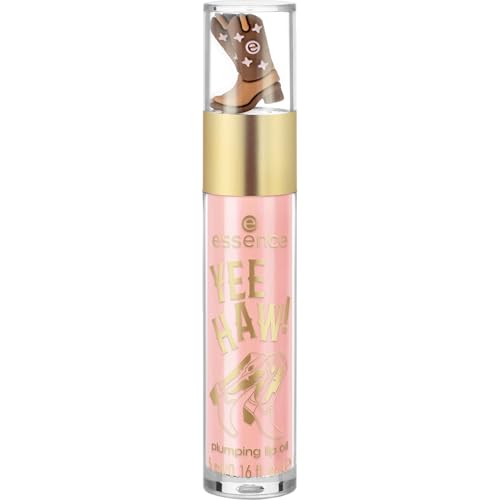 Essence Cosmetics Aceite de labios voluminizador YEE HAW, dar...