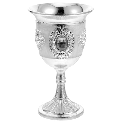 POPETPOP Cáliz de Vino Retro Estilo Europeo Copa Pequeña Decorativa para Bar Casa Diseño Único Superficie Lisa Fácil Limpieza