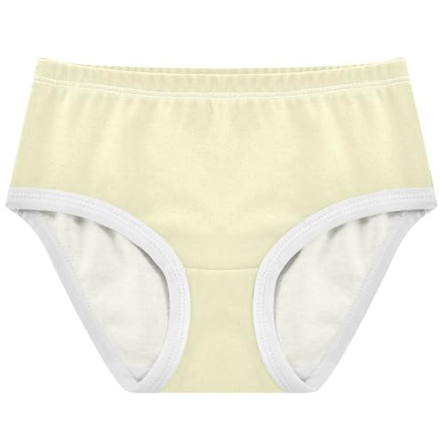 Joisal Cream Light Yellow Toddler Girls Underwear 2t Cotton Girl Panties Cute Aesthetic Underpants Briefs