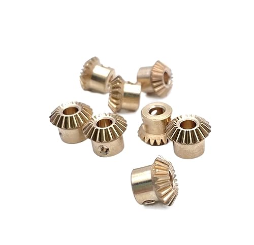 Bevel Gear Pinion Hardware Mechanical 1pcs Mini Bevel Gear 1:1 0.4M 20T 2/3mm 90 Degree Angle Equal Conical Spur Gears 20 Teeth Copper Precision(3mm)