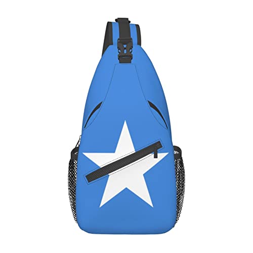 Mochila bandolera unisex negra estilo Somalia miniatura 2