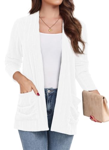 Image of GRECERELLE Women's Open Front Lightweight Cardigan Fall Sweaters Outwear