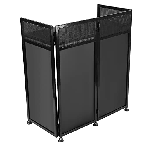 Pantalla plegable para DJ con estructura de aluminio y paneles blancos miniatura 6