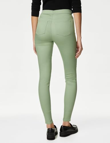 Image of Marks & Spencer Womens Light Wash High Rise Skinny Fit Jegging