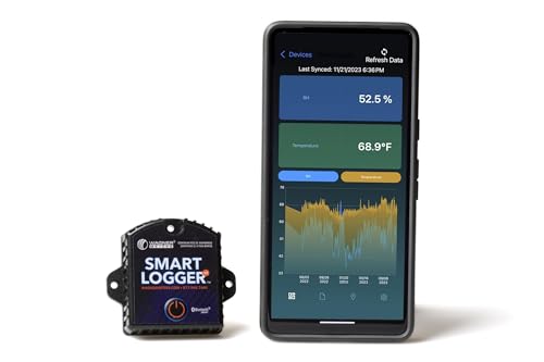 Image of Smart Logger V2 Bluetooth Ambient Temperature & Relative Humidity Data Logger for Home & Industrial Use (20 Pack)