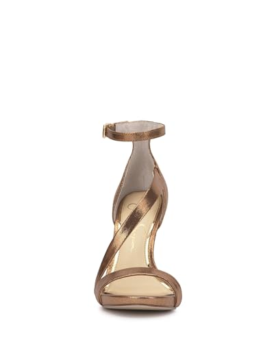 Jessica Simpson Women's Rayli Heeled Sandal, Bronze, 82