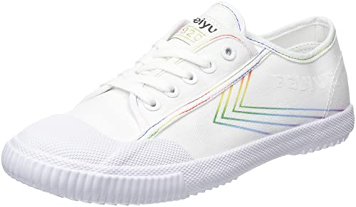 FEIYUE Unisex Fe Lo 1920 Sneaker, Weiß/Regenbogen, 43 EU