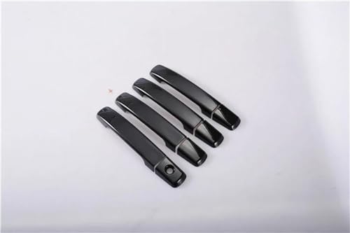 Cubierta de manija exterior premium para Nissan Qashqai J10 2007-2013 en color negro