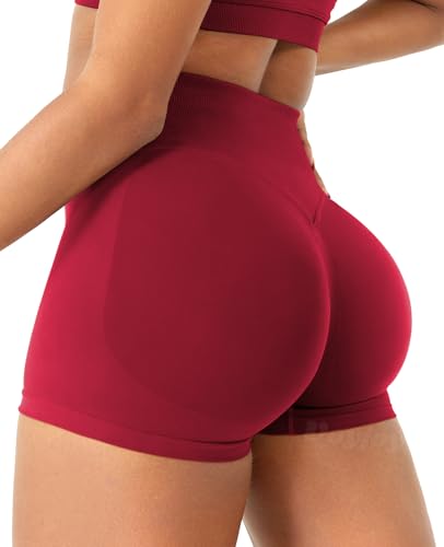 Image of VOYJOY Women Workout Impact Shorts 2.5 inch / 3.6 inch / 4.5 inch / 6 inch Scrunch Butt Booty | Tummy Control, High Waisted, Bike Short, Gentle Compression, for Women