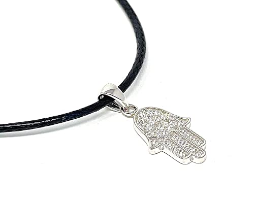 Khamsa pendentif en argent sterling : fini les bijoux ternes avec ce collier similicuir