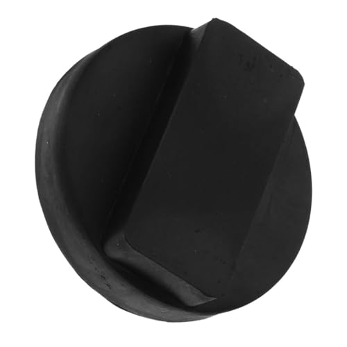PRETYZOOM Rubber Shock Absorber Jack Pads for Floor Jack Universal Automotive Car Compatible Product Lift Jack Pads Replacement Stabilize Floor Jack Pad Jack Stands Rubber Jack Pad Black