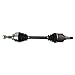 TRQ Front CV Axle Shaft Assembly Set Compatible with 2013-2018 Ford Focus
