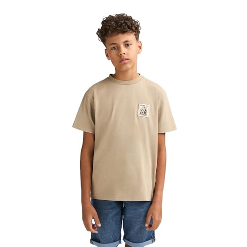 T-shirt Petrol Industries en beige clair taille 140 pour garçon