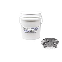 Detailmate Profi Set Auto Rengoring Gritguard Vaskhinkar 5 Gal Ca 20 Liter Gamma Seal Eimerlock Anvandning Tvattbrada Amazon Se Home