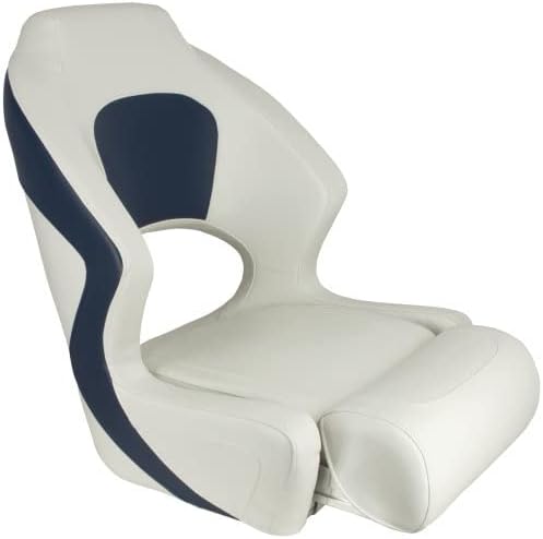 Springfield 1043251 Deluxe Sport Flip Up Seat - White/Blue