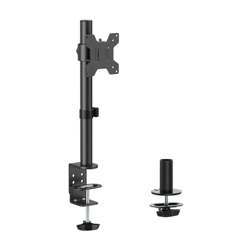 AISENS Soporte de mesa eco giratorio e inclinable para monitor TV 10kg de 17 32 Negro