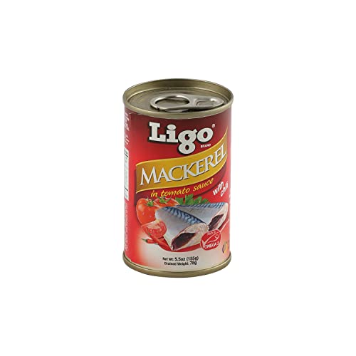 Ligo Mackerel In Tomato Sauce & Chili 155 G.