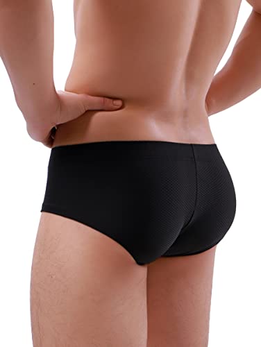 IKINGSKY Men's Cheeky Bulge Briefs Sexy Brazilian Back Mens Underwear Stretch Seamless Pouch Under Panties - Image 3
