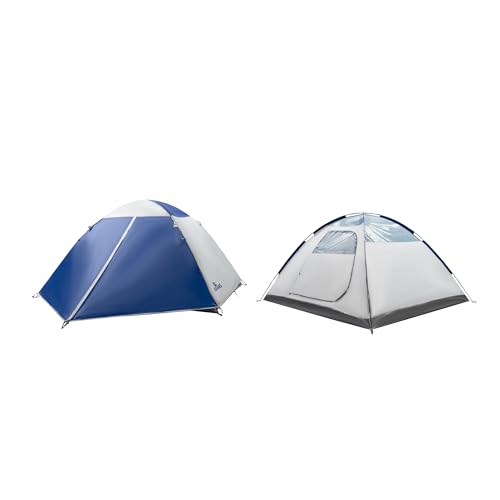 Carpa de camping ASFANES para 4 personas impermeable miniatura 2