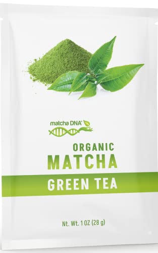 MATCHA DNA Certified Organic Matcha Green Tea Pure USDA Certified Organic Culinary Grade Matcha (1 Ounce)