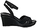 Crocs Women's Leigh II Cross-Strap Ankle Wedges, Black/Black, 4 Women