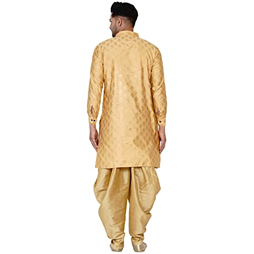 Image of Veera Paridhaan Men's Banarasi Full Sleeve Printed Long Straight Kurta